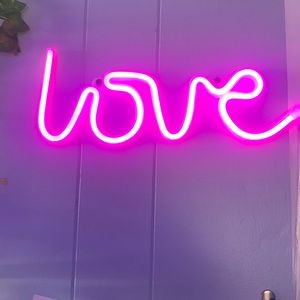 Neon Love Sign